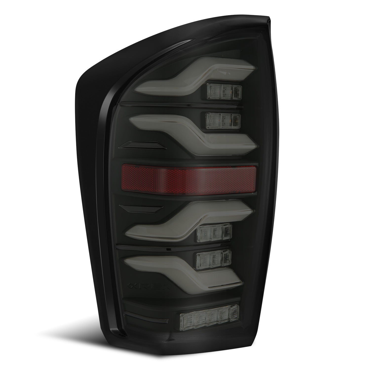 16 23 Toyota Tacoma LUXX Series LED Tail Lights - Black Smoke Lens - High Performance LED Brake Lights - Perfect for Off-Road & Night Driving
