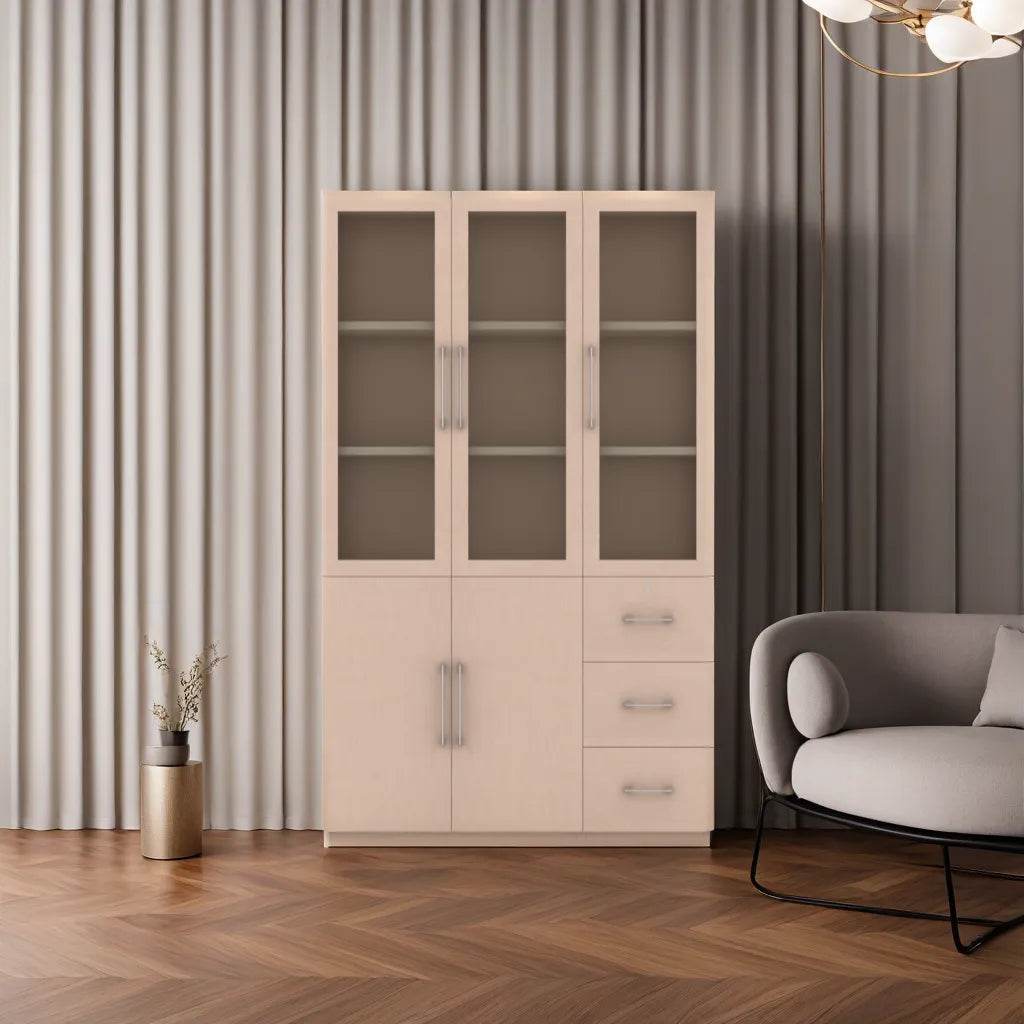 Micah II Display Bookshelf - Modern Wooden Bookcase for Home & Office - Perfect for Living Room, Bedroom, and Study Organization