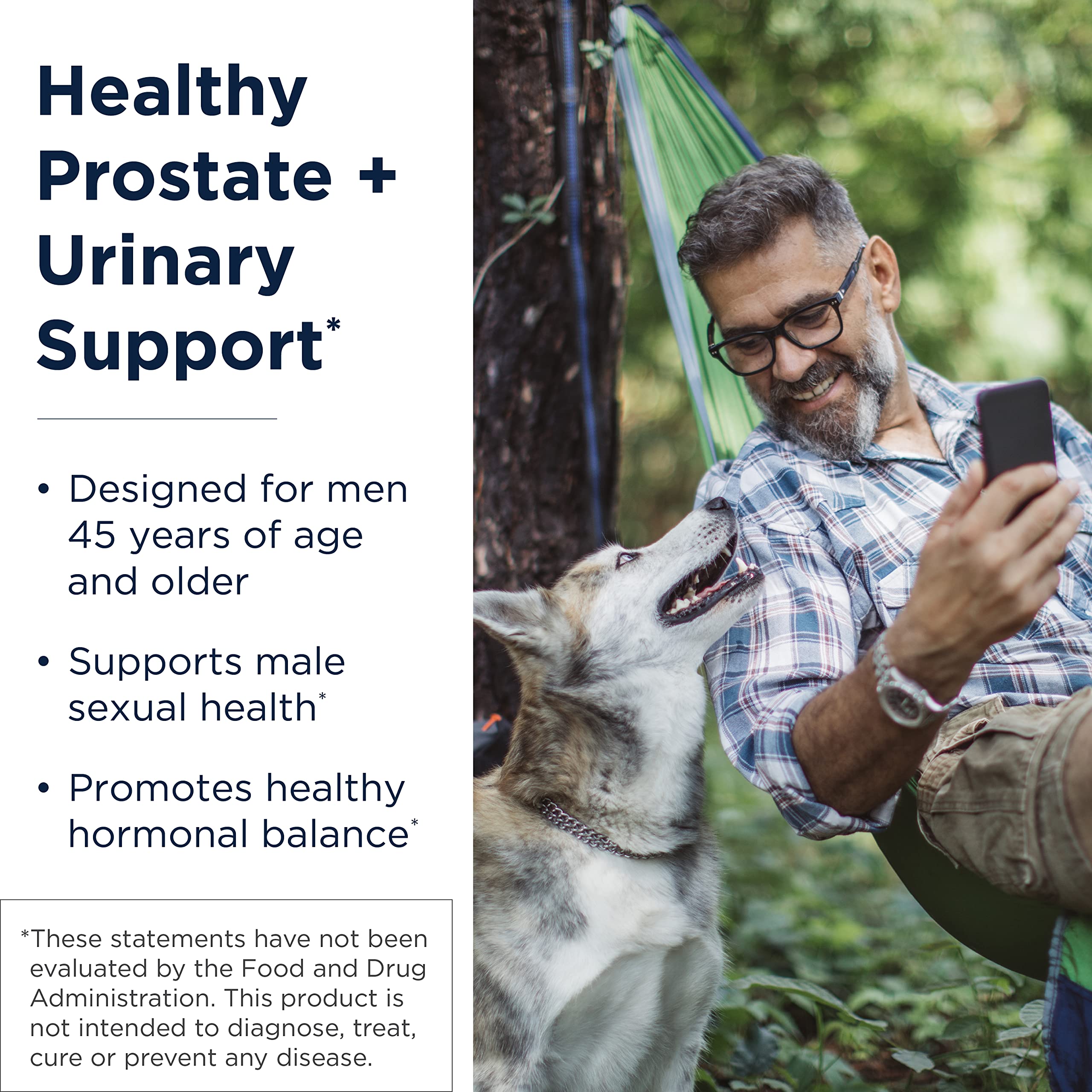 Designs for Health Saw Palmetto Prostate Supplement for Men - Prostate Supreme with Saw Palmetto, DIM, Vitamins, Nettle, Zinc & Chrysin - Non-GMO, Soy Free (120 Capsules) - Supports Urinary Health & Vitality for Active Men