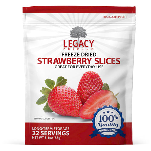 Organic Freeze Dried Strawberries - Non-GMO, No Sugar Added, Gluten-Free Snack for Smoothies, Baking & Healthy Eating