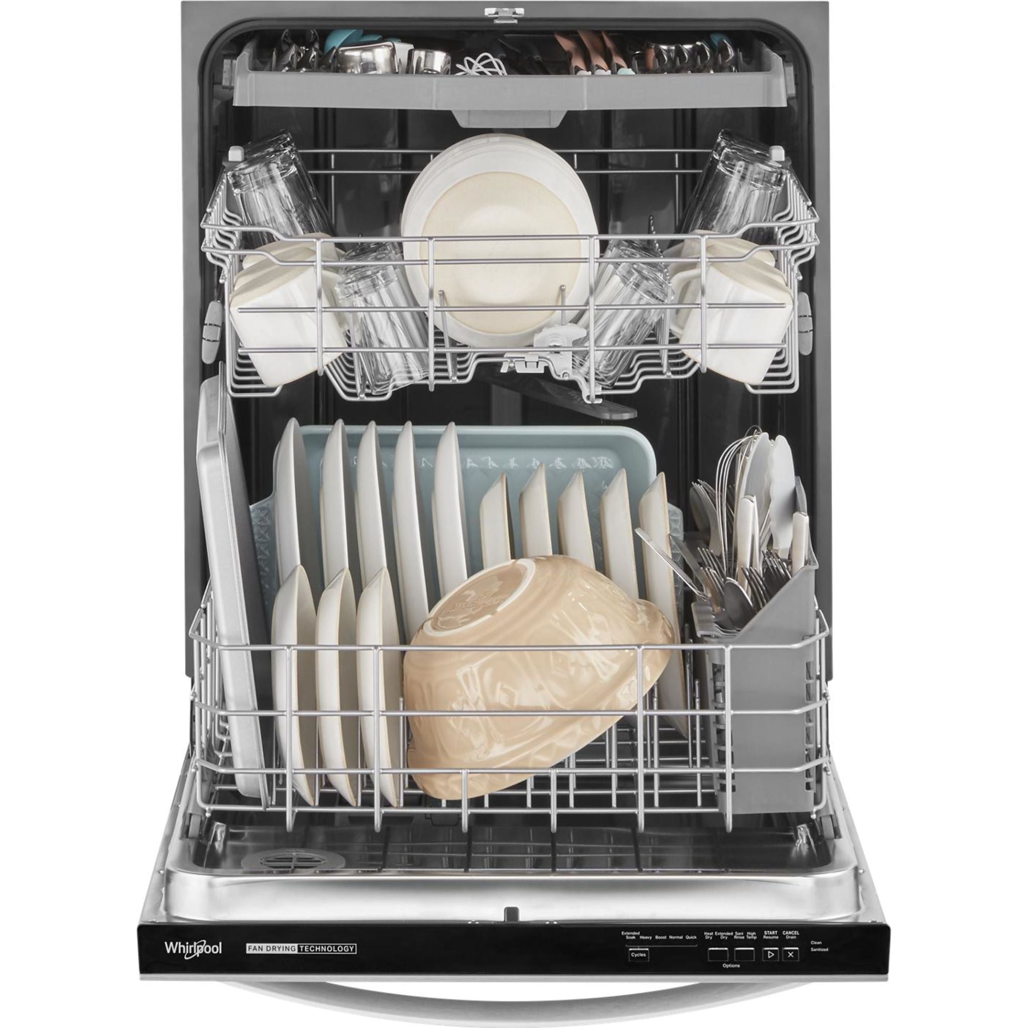 Whirlpool WDT730HAMZ Stainless Steel Built-In Dishwasher - Energy Star Certified, Quiet Operation - Perfect for Modern Kitchens & Large Families