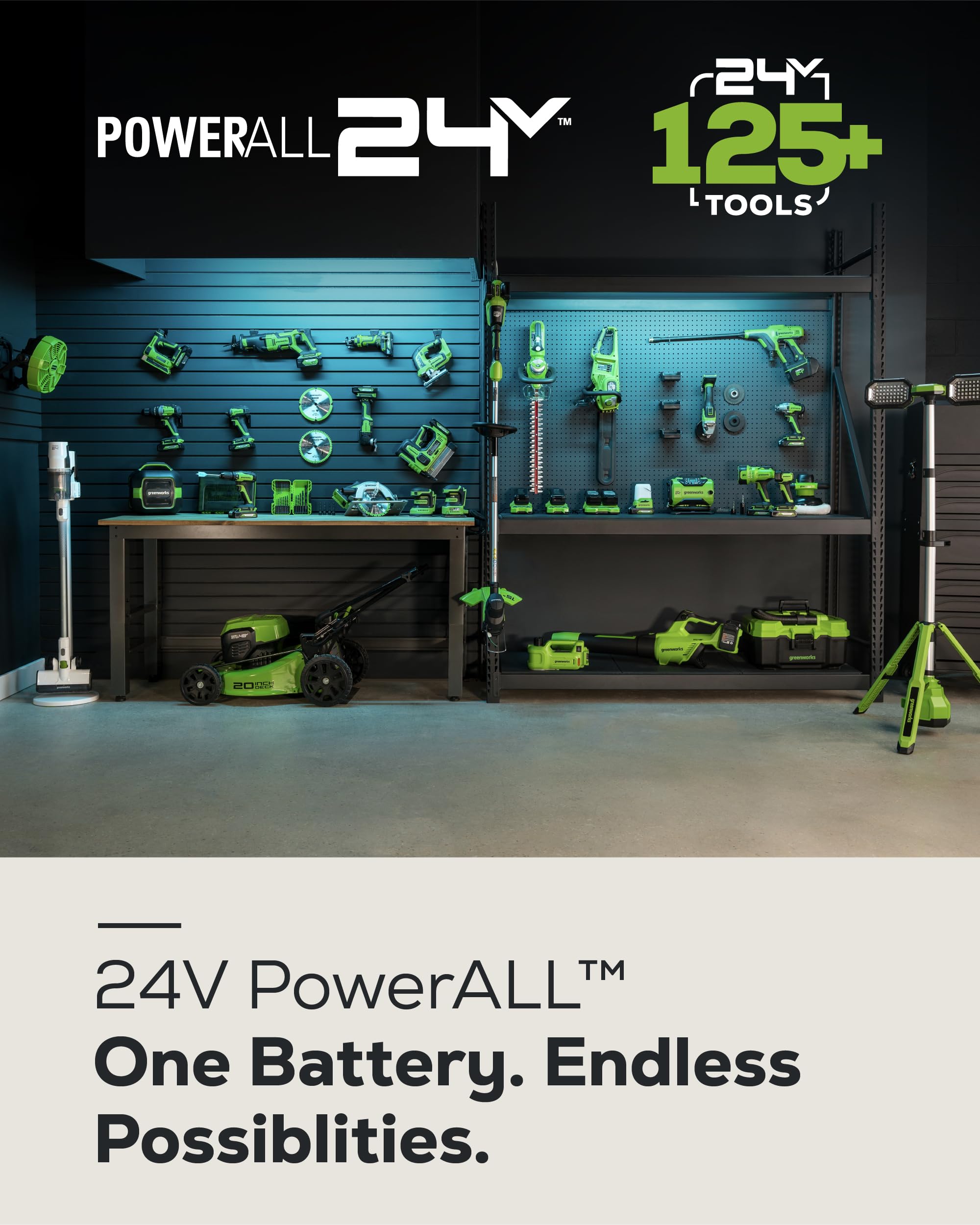 Greenworks 24V Cordless Stick Vacuum Cleaner - Lightweight Handheld Vacuum for Pet Hair, Hard Floors & Carpets - HEPA Filtration System, 4Ah Battery with 30-Min Charge - Perfect for Home, Car & Allergy Sufferers (White)