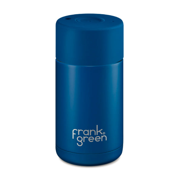Frank Green Ceramic Travel Mug - Insulated Reusable Coffee Cup with Lid, Leak-Proof & Eco-Friendly - Perfect for Office, Commuting & Outdoor Adventures