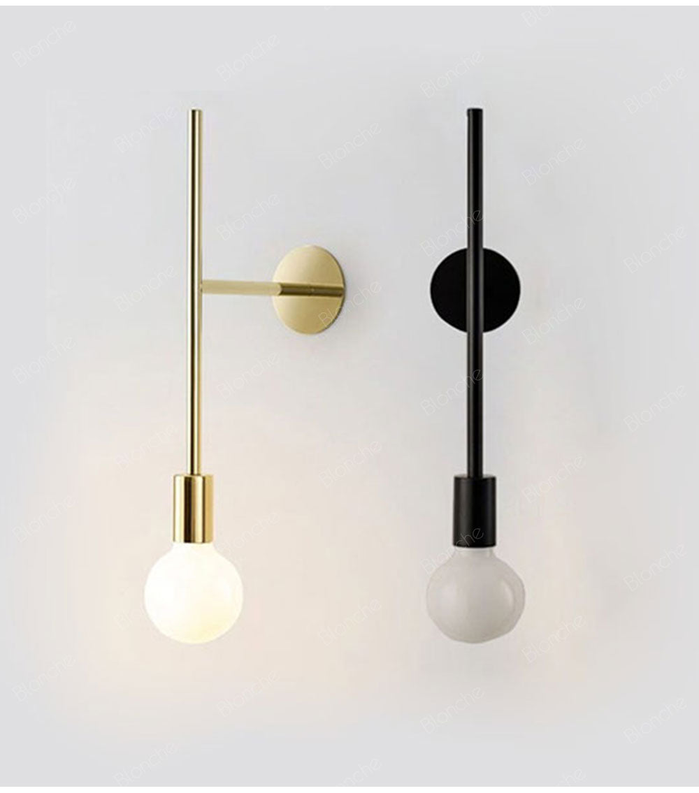 Modern Glass & Metal Wall Light Fixture - Sleek Indoor/Outdoor Sconce for Living Room, Bedroom, Patio, Hallway - Energy Efficient LED Compatible