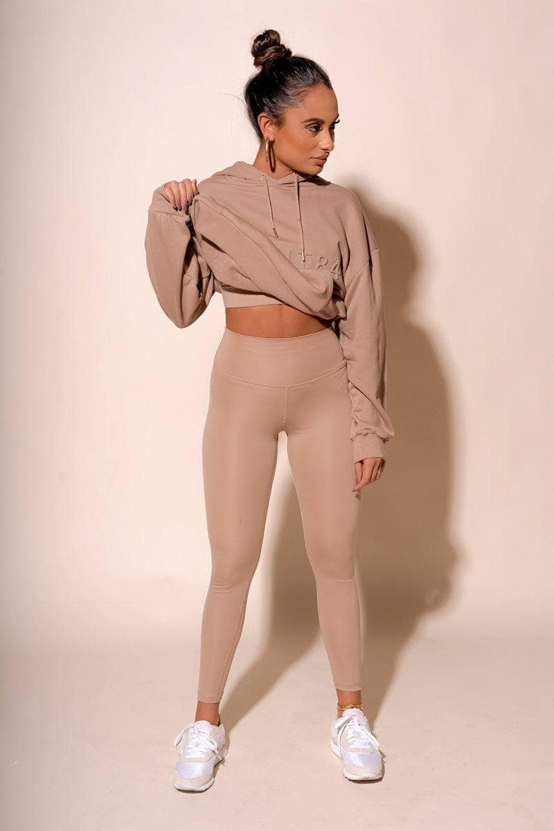 Ultimate Scrunch Tight Leggings - High Waist Yoga Pants for Women, Caramel Color | Perfect for Workouts, Yoga & Lounge Wear