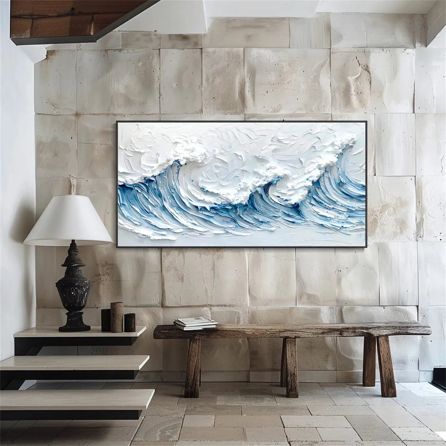 Ocean and Sky Painting #OS 140 - Stunning Coastal Wall Art for Living Room, Bedroom & Office Decor