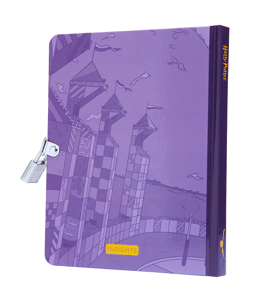 Harry Potter Quidditch Lock & Key Diary - Wizarding World Journal for Fans, Collectors & Students - Perfect for Note Taking, Spell Tracking & Magical Adventures