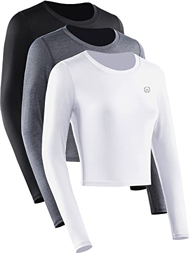 Black/Grey/White, Long Sleeve