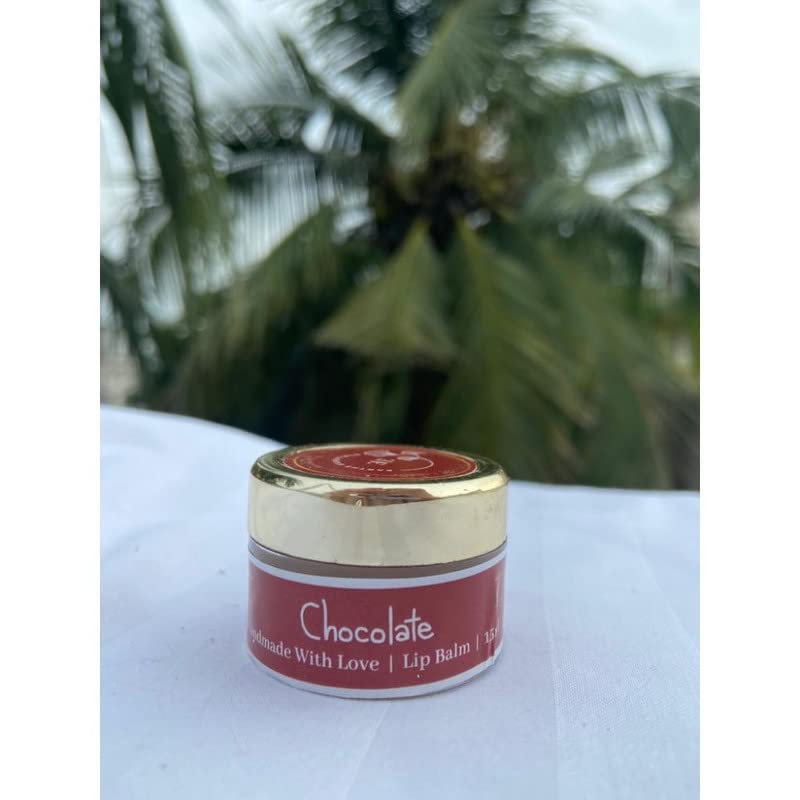 EARTHS ESSENTIALS Chocolate Lip Balm - 15ml Moisturizing Lip Care for Dry & Chapped Lips - Perfect for Winter, Outdoor Activities & Daily Hydration