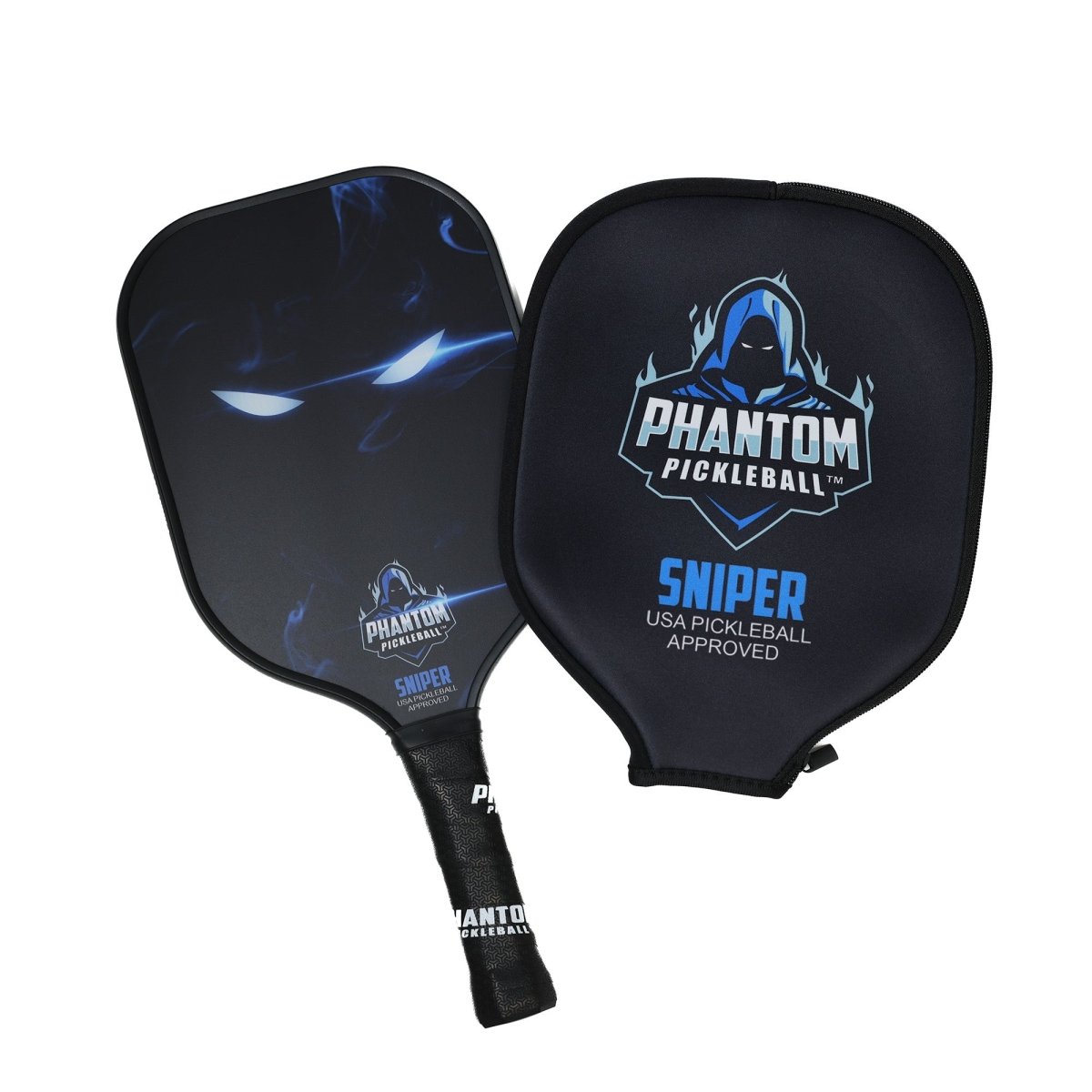 Phantom Sniper Pickleball Paddle - Premium Carbon Fiber Paddle for Competitive Play | Perfect for Tournaments & Recreational Games