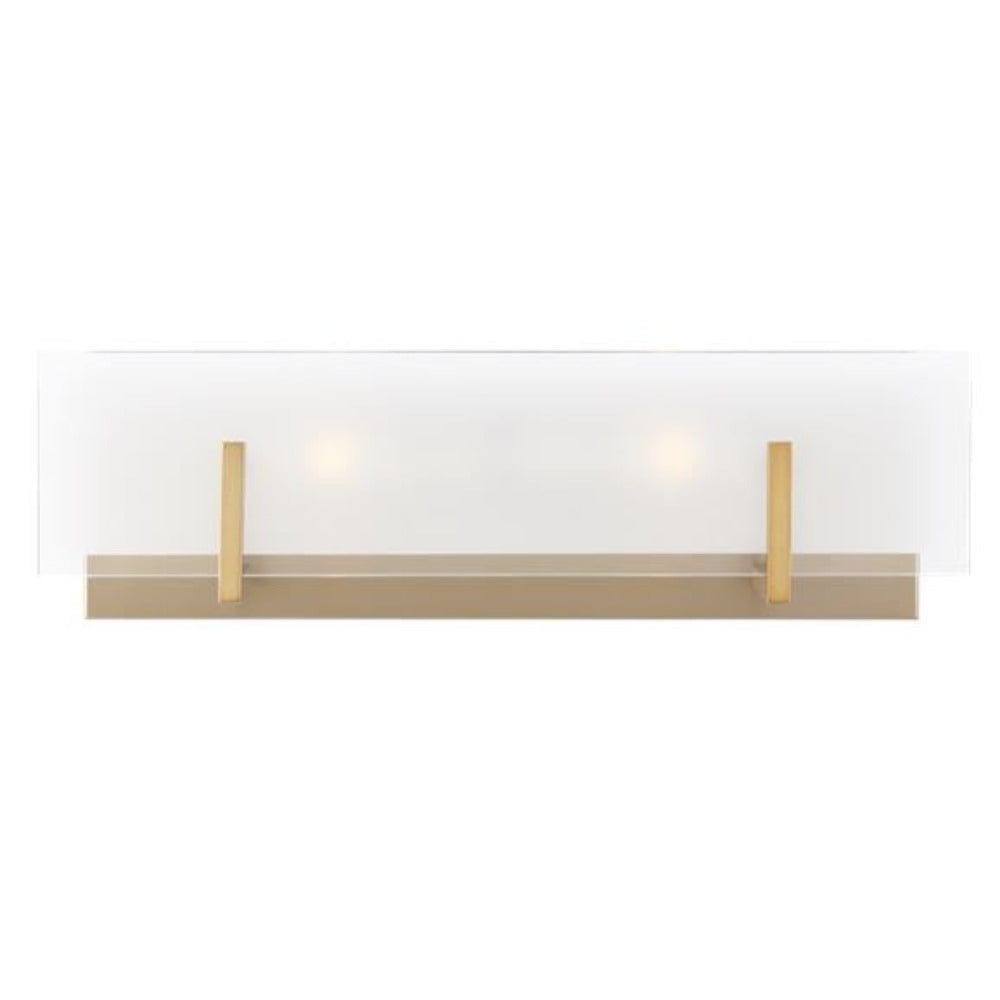 Sienna Two Light Vanity Mirror with Open Box - Modern Bathroom Vanity Lighting for Makeup & Dressing Room