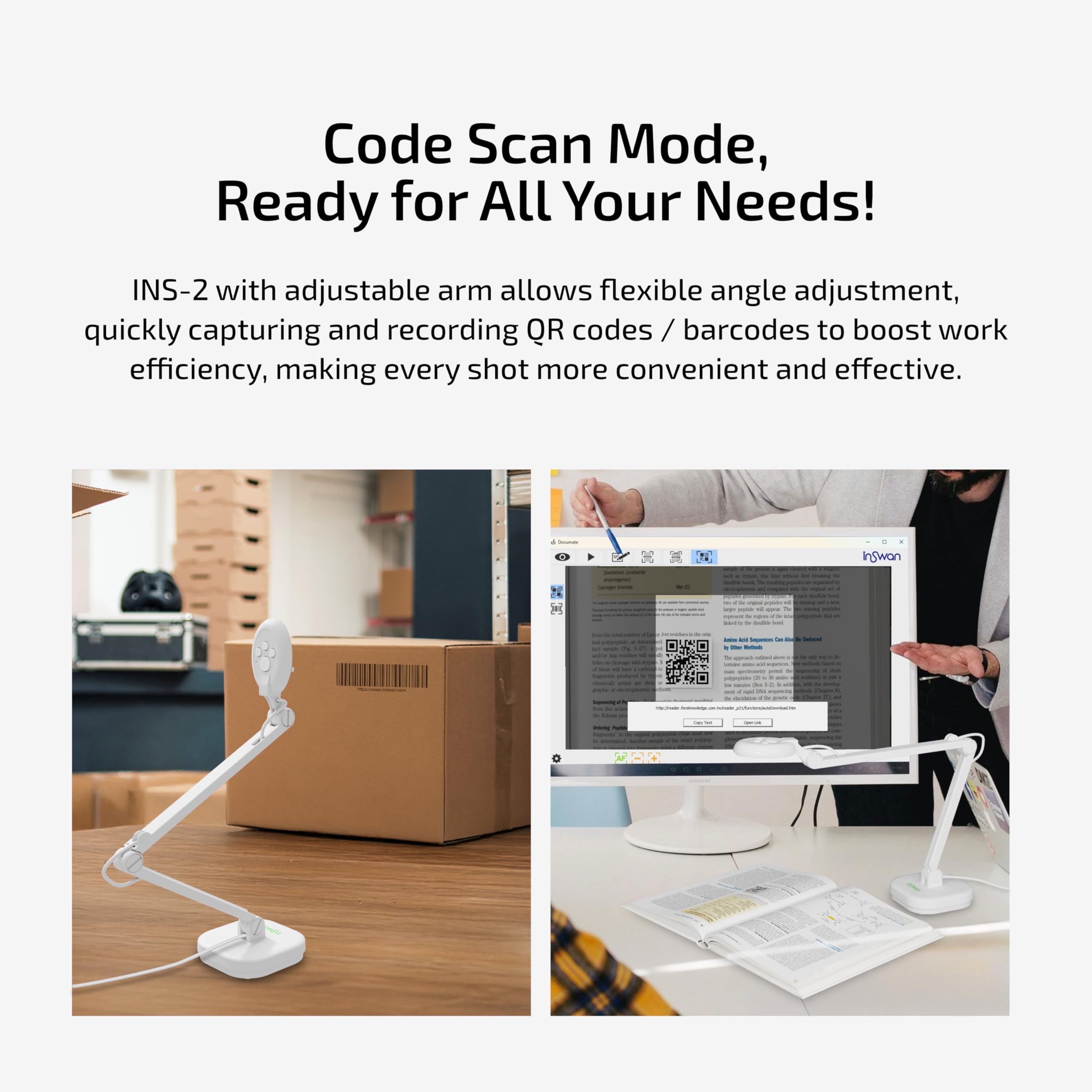 4K USB Document Camera 13MP with Auto Focus & LED Light - A3 Size Capture, Built-in Mic - Compatible with MacOS, Windows, Chromebook - Perfect for Online Teaching, Web Conferencing, Interactive Whiteboards, Live Presentations and Distance Learning