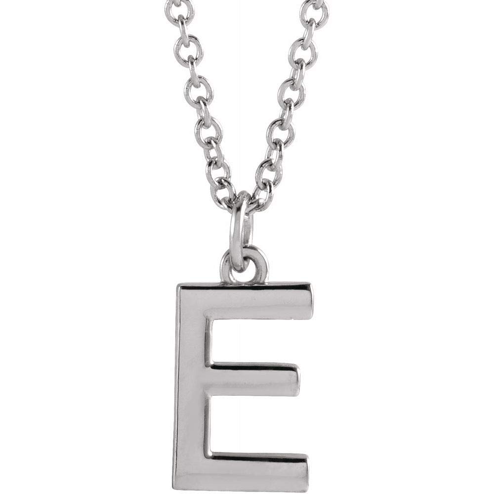 Alphabet Initial Letter Dangle Charm Pendant Necklace - 16 Inch Gold/Silver Personalized Name Necklace for Women - Perfect Gift for Birthday, Anniversary & Valentine's Day