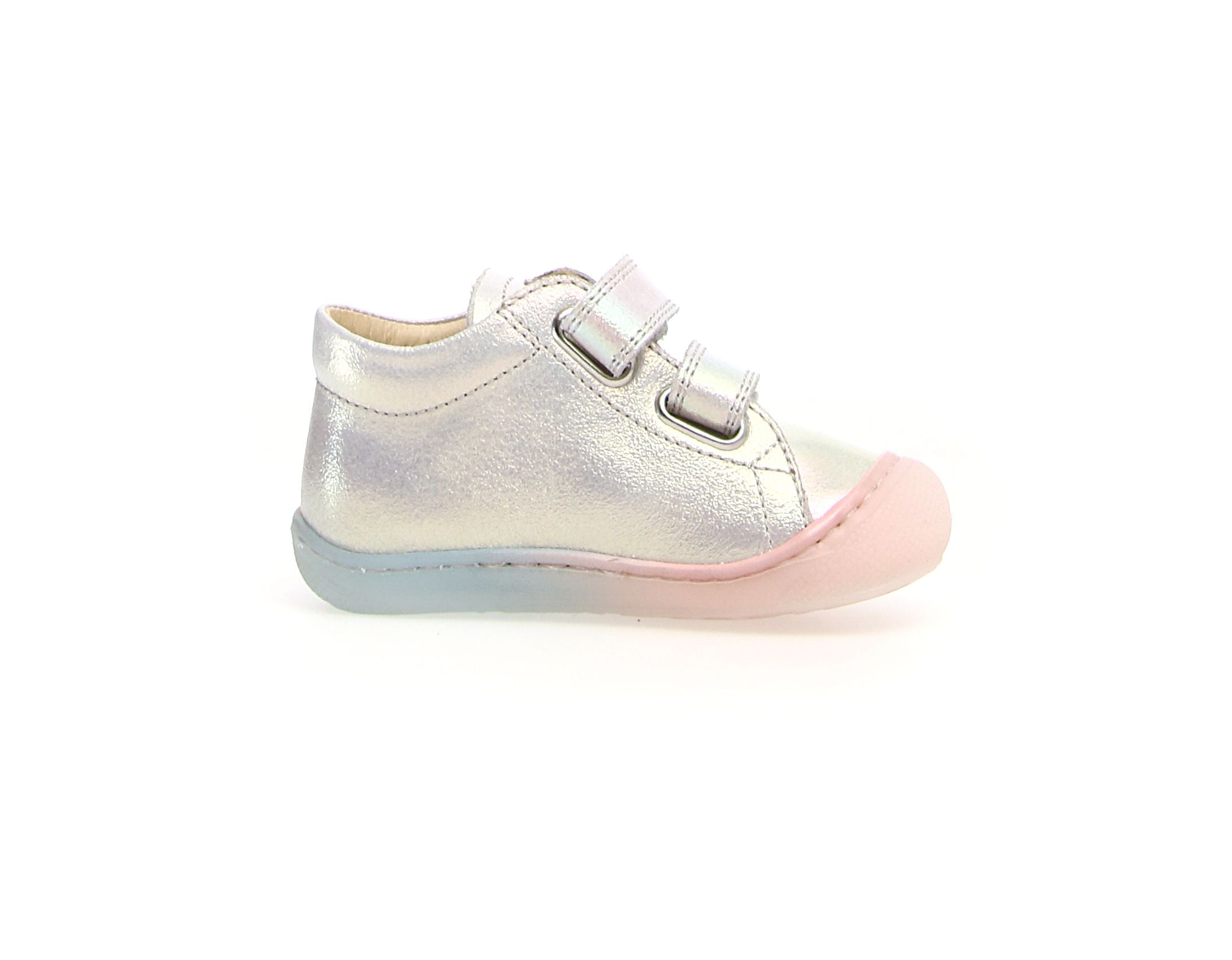 Naturino Cocoon VL Girls Casual Shoes - Lightweight Comfortable Sneakers for School & Play | Degrade White Style for Everyday Wear