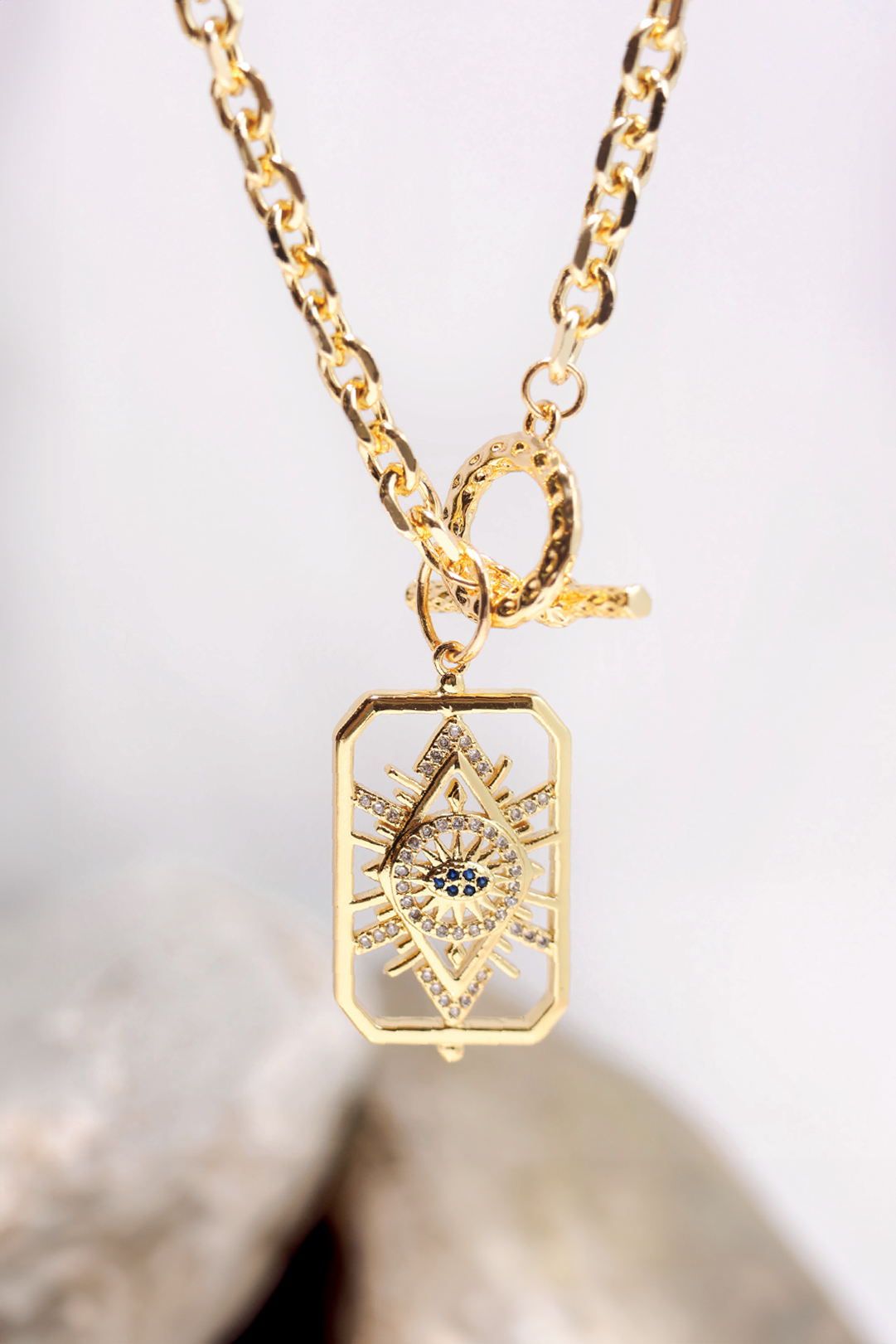 Evil Eye Necklace for Women - Protection & Good Luck Charm - Dainty Gold & Silver Pendant Jewelry - Perfect for Everyday Wear, Gifts & Spiritual Healing