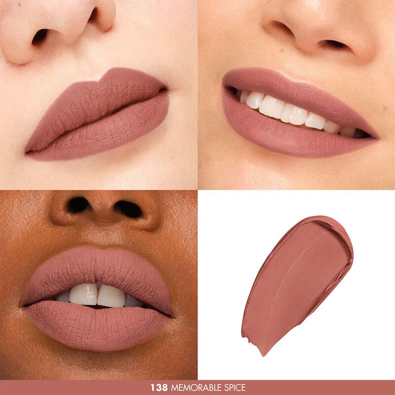 138 Memorable Spice Rouge Artist For Ever - Long Lasting Matte Lipstick for Women, Vegan & Cruelty Free Makeup - Perfect for Parties, Weddings & Everyday Wear