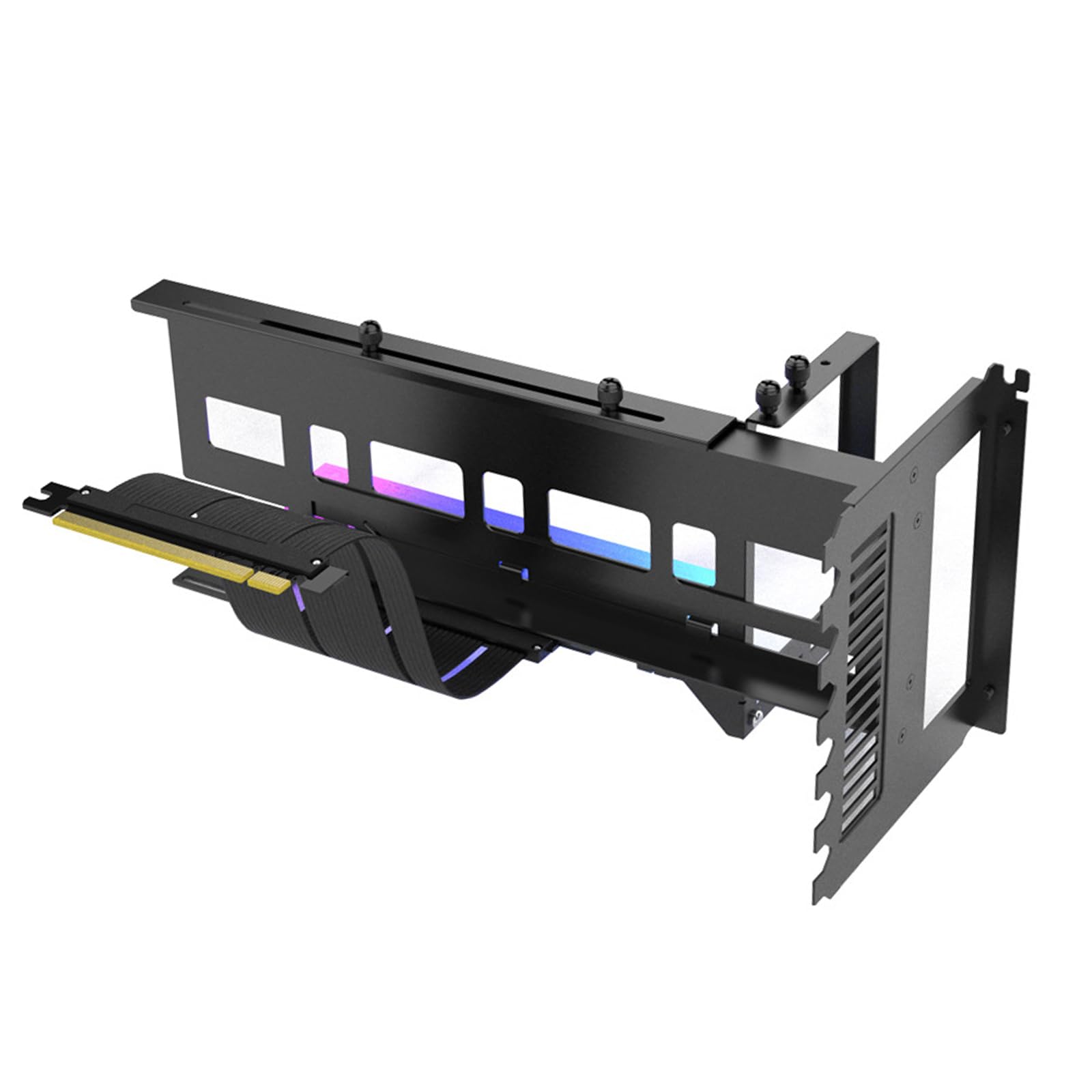 PCI-E X16 Vertical GPU Bracket - Graphics Card Holder & Extension for PC Gaming Rigs | Perfect for Custom PC Builds, Gaming Setups & Workstations