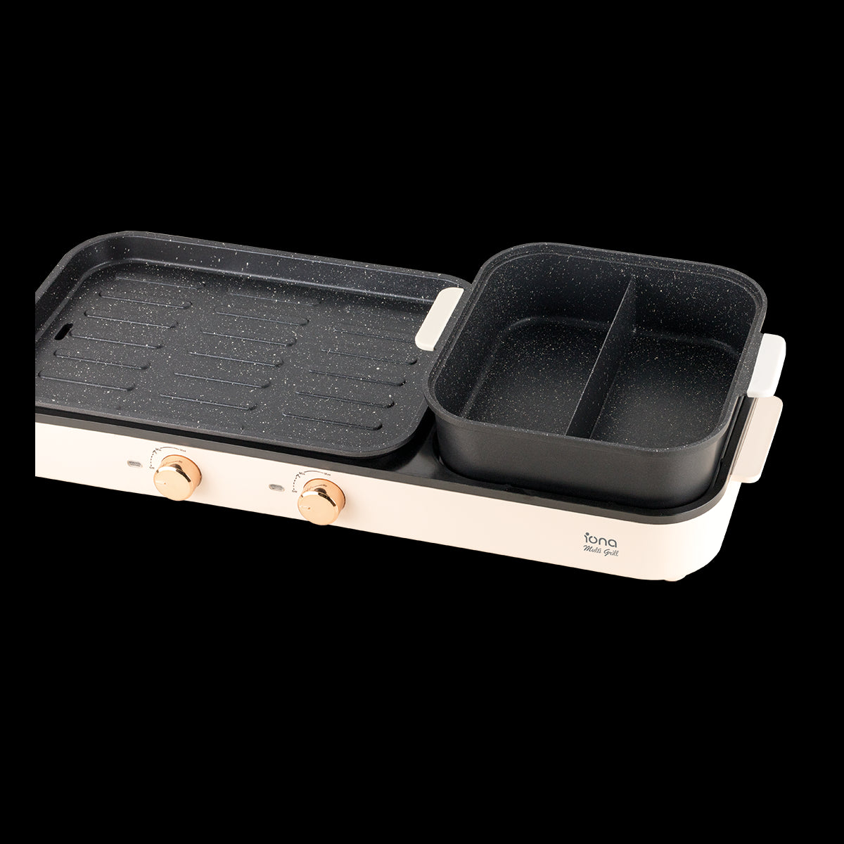 Premium GL3613 BBQ Grill & Hot Pot Combo - Dual Function Outdoor Cooking Grill with Hot Pot for Camping, Picnics, and Backyard Parties