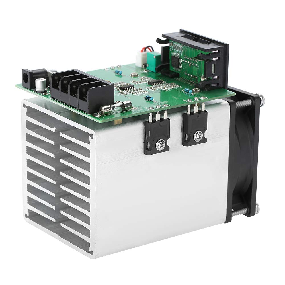 250W 12V Electronic Load Battery Discharge Tester - 0-20A Adjustable Burn-in Module for Li-ion, Lead Acid, NiMH Battery Capacity Testing | Perfect for DIY, Labs, and Power Supply Testing