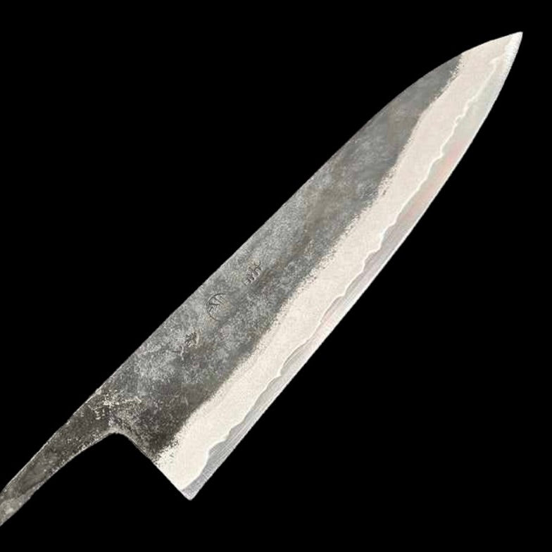 Premium Kyohei Shindo Blue #2 Warikomi Gyuto 210mm Japanese Chef Knife - No Handle - Perfect for Sushi, Meat Slicing & Professional Kitchen Use