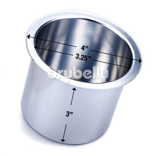Jumbo Aluminum Cup Holder for Gaming Tables - Heavy Duty Drink Holder for Poker, Blackjack & Casino Nights - Perfect for Game Rooms, Bars & Outdoor Parties