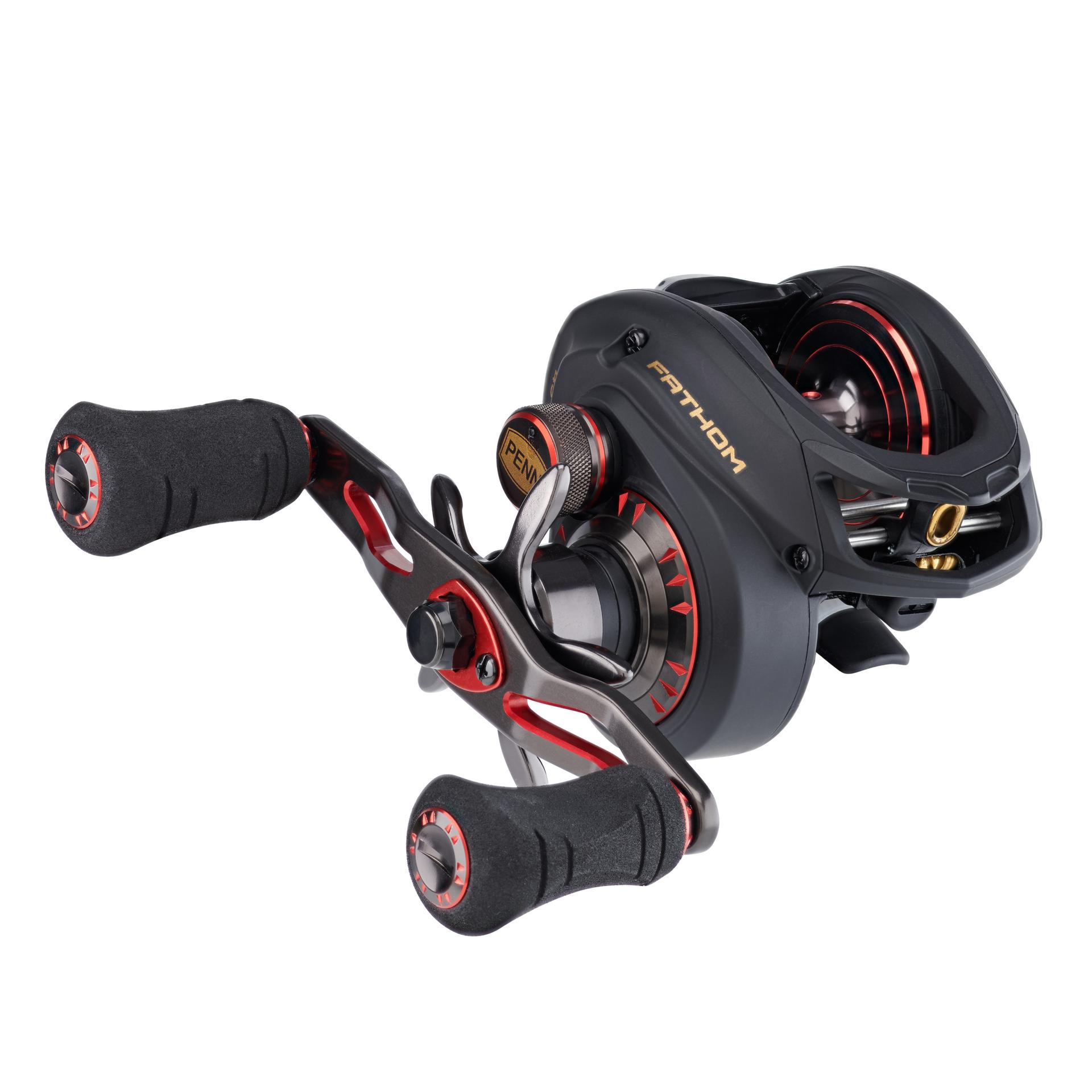 PENN Fathom™ Baitcast Fishing Reel - Saltwater & Freshwater Fishing Gear for Offshore, Inshore, and Bass Fishing