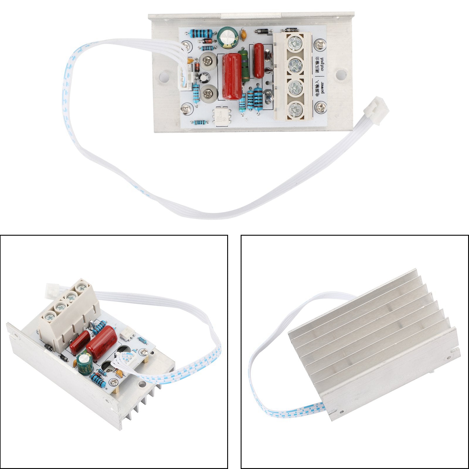 10000W SCR Digital Voltage Regulator - AC 220V 80A Speed Controller, Dimmer & Thermostat for Motor, Fan, Heater & Lighting Control - Perfect for Industrial, Home & Workshop Use