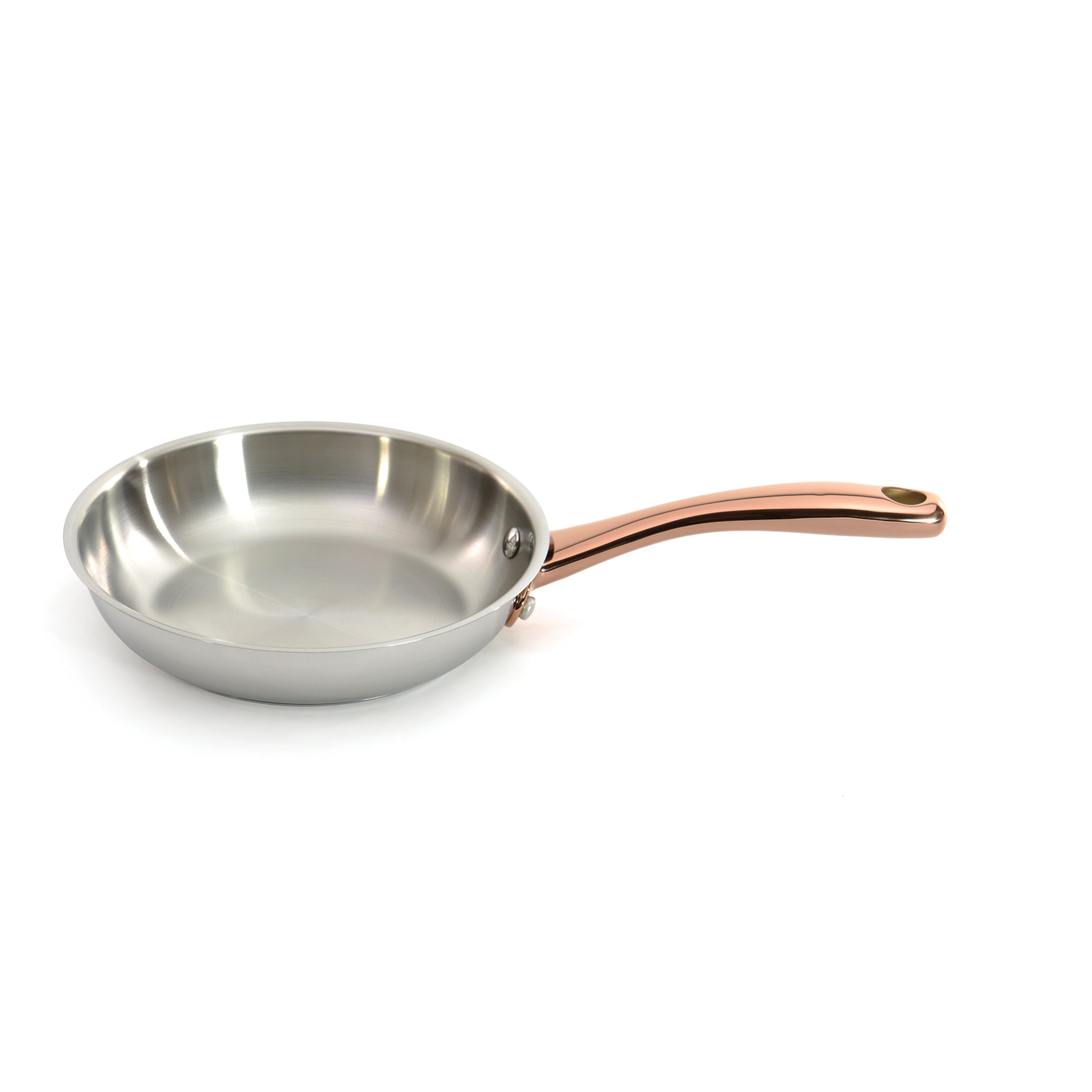 BergHOFF Ouro Gold 2-Piece 18/10 Stainless Steel Fry Pan Set - Nonstick Cookware for Professional Cooking & Home Kitchen Use