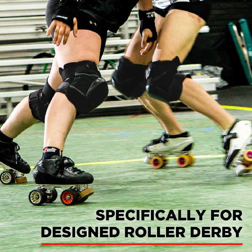 187 Pro Derby Knee Pads - High Impact Protection for Roller Derby, Skateboarding & Extreme Sports - Durable & Comfortable Knee Guards for Athletes