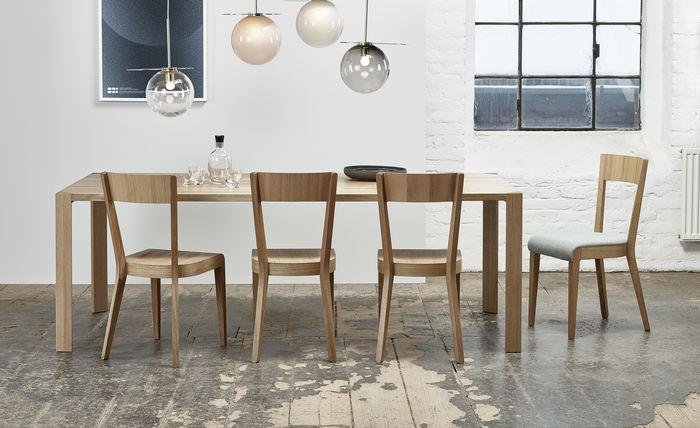 Modern Ink Dining Table by Ton - Solid Wood Kitchen Table for 6 - Perfect for Dining Rooms, Kitchens & Open Concept Living Spaces