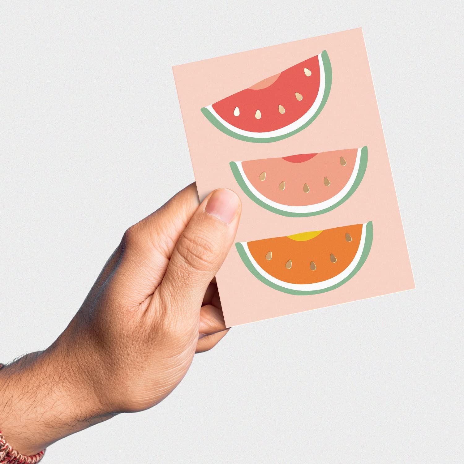 Premium Blank Greeting Cards with Envelopes - 24-Pack Assorted Fruit Design Notecards, Gold Foil Accent Stationery Set for Birthday, Thank You, Wedding & All Occasions | Perfect for Handwritten Notes, DIY Invitations & Personalized Gifts