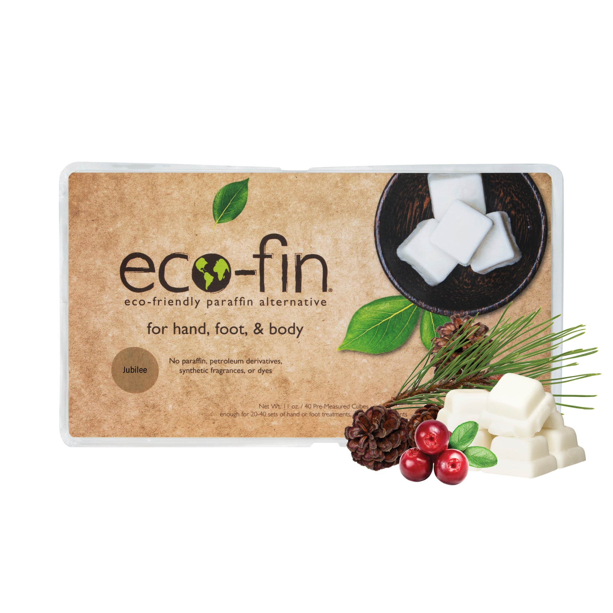 Eco Fin Jubilee Berry Winter Paraffin Alternative Wax Melts - 40 Count for Aromatherapy, Home Fragrance & Relaxation