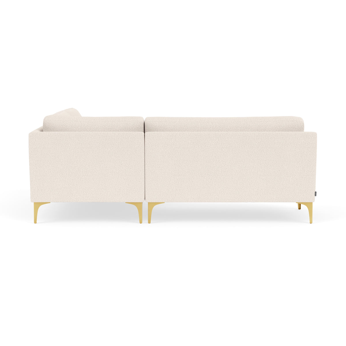 Astha Boucle Right Corner Sofa - Modern L-Shaped Sectional Couch for Living Room, Lounge & Small Spaces | Soft Upholstery, Comfortable Seating, Stylish Home Decor