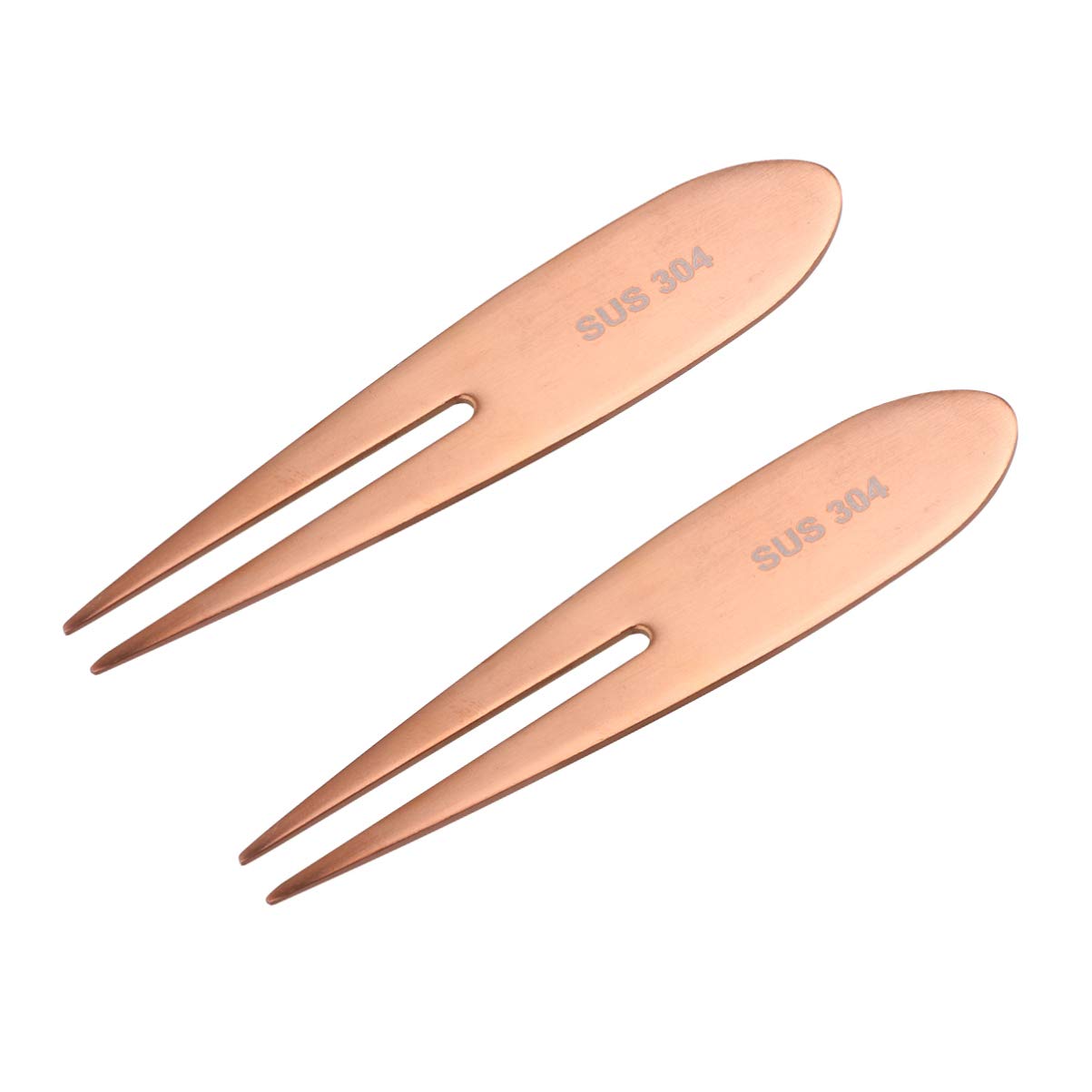 UPKOCH 2-Piece Stainless Steel Mini Dessert Forks - Rose Gold Salad, Appetizer, Cake & Fruit Forks for Home, Kitchen, Restaurant & Outdoor Dining - Elegant Flatware for Parties, Picnics & Tea Time