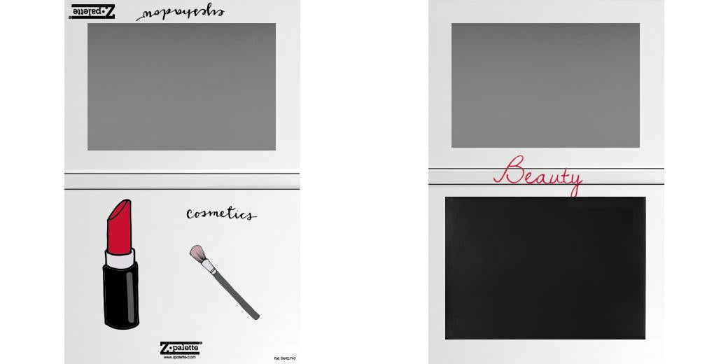 Custom Extra Large Z Palette - Magnetic Makeup Palette for Eyeshadows & Blush - Perfect for Professional Makeup Artists & Travel