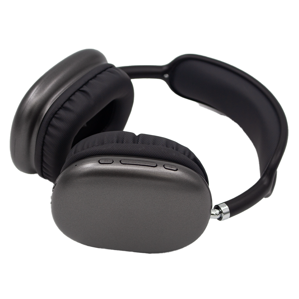 Tecnix Wireless Bluetooth Headphones Black [HP B033 BK] - Noise Cancelling Over-Ear Headset for Workout, Travel & Gaming