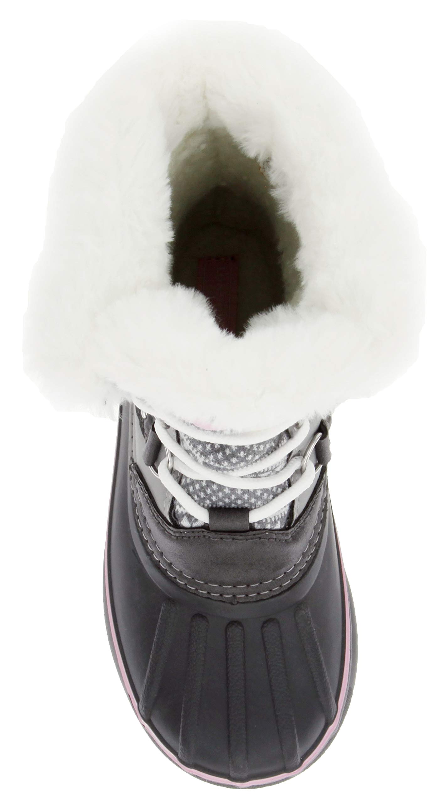 London Fog Girls' Warm Lined Snow Boots for Cold Weather - Winter Play & School