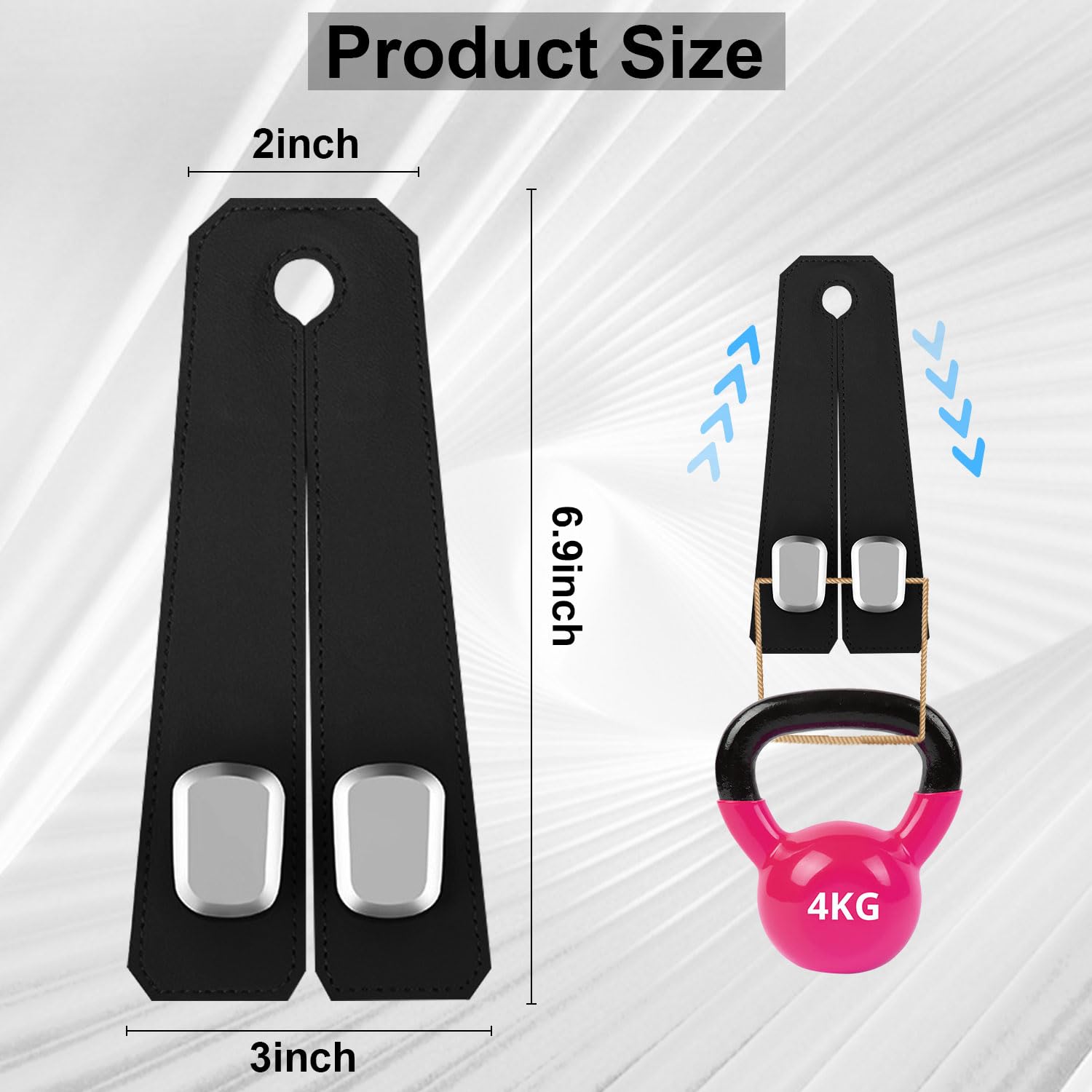 Elegananccy 2 Pack Premium Leather Car Seat Headrest Hooks - Heavy Duty Purse Hanger & Bag Holder for Women - Car Organizer Accessories for Handbags, Groceries & Shopping Bags (Black) - Perfect for Road Trips, Commuting & Daily Errands