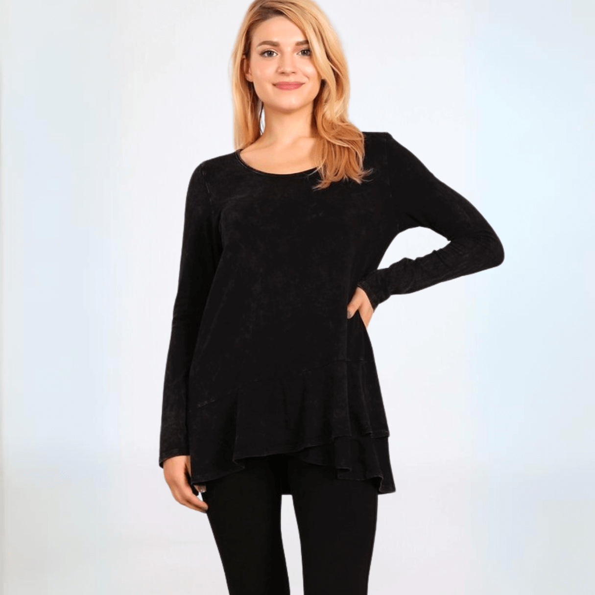 Premium Cotton Tunic for Women - Made in USA | Comfortable All-Season Wear for Casual Outfits, Work & Travel