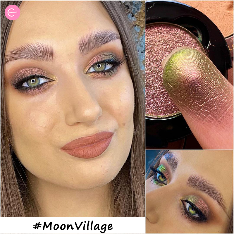 Shellwe Makeup Multichrome Eyeshadow Palette - Long Lasting Highly Pigmented Shimmer & Metallic Eyeshadow for Party, Halloween & Everyday Makeup Looks
