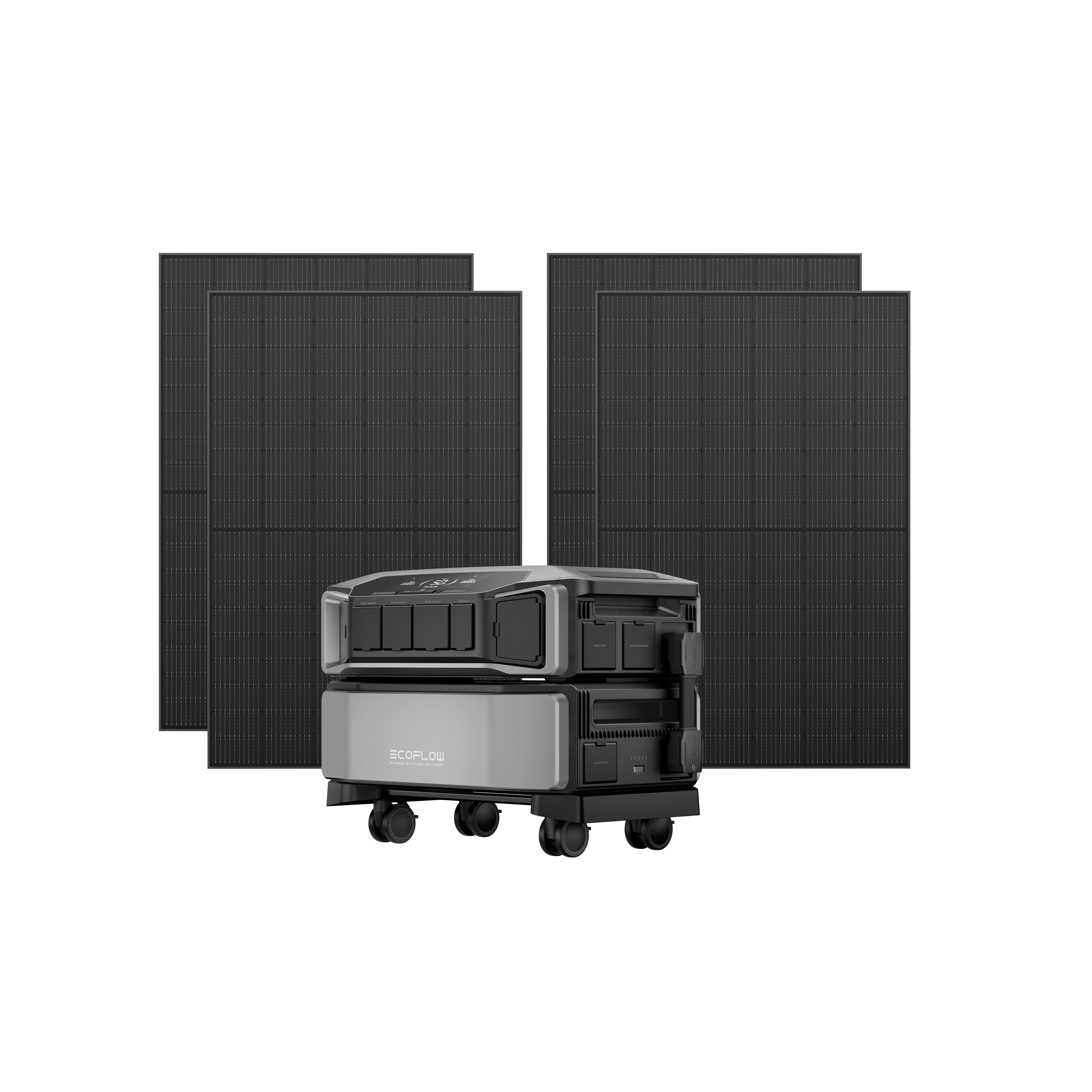 EcoFlow DELTA Pro Ultra Solar Generator - 3000W Portable Power Station for Home Backup, Camping & RV - Fast Solar Charging, Expandable Capacity, Quiet Operation - Perfect for Emergencies, Outdoor Adventures & Off-Grid Living