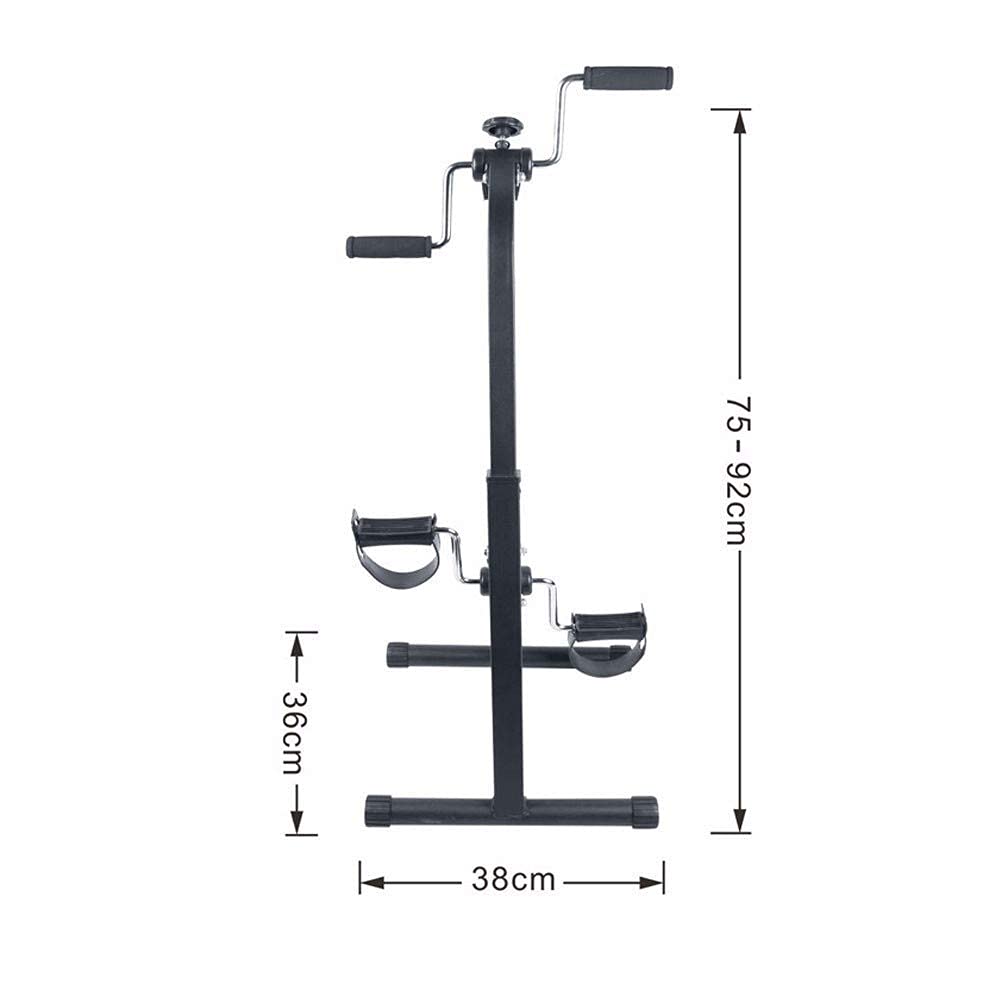 Foldable Rehabilitation Exercise Bike - Portable Arm & Leg Trainer for Home Use, Improves Blood Circulation & Fitness - Perfect for Physical Therapy, Home Workouts, and Mobility Training