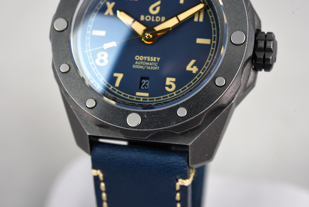 BOLDR Odyssey Cali Navy Watch - Premium Pre-Owned Diver's Timepiece for Men | Perfect for Water Sports, Outdoor Adventures & Everyday Wear