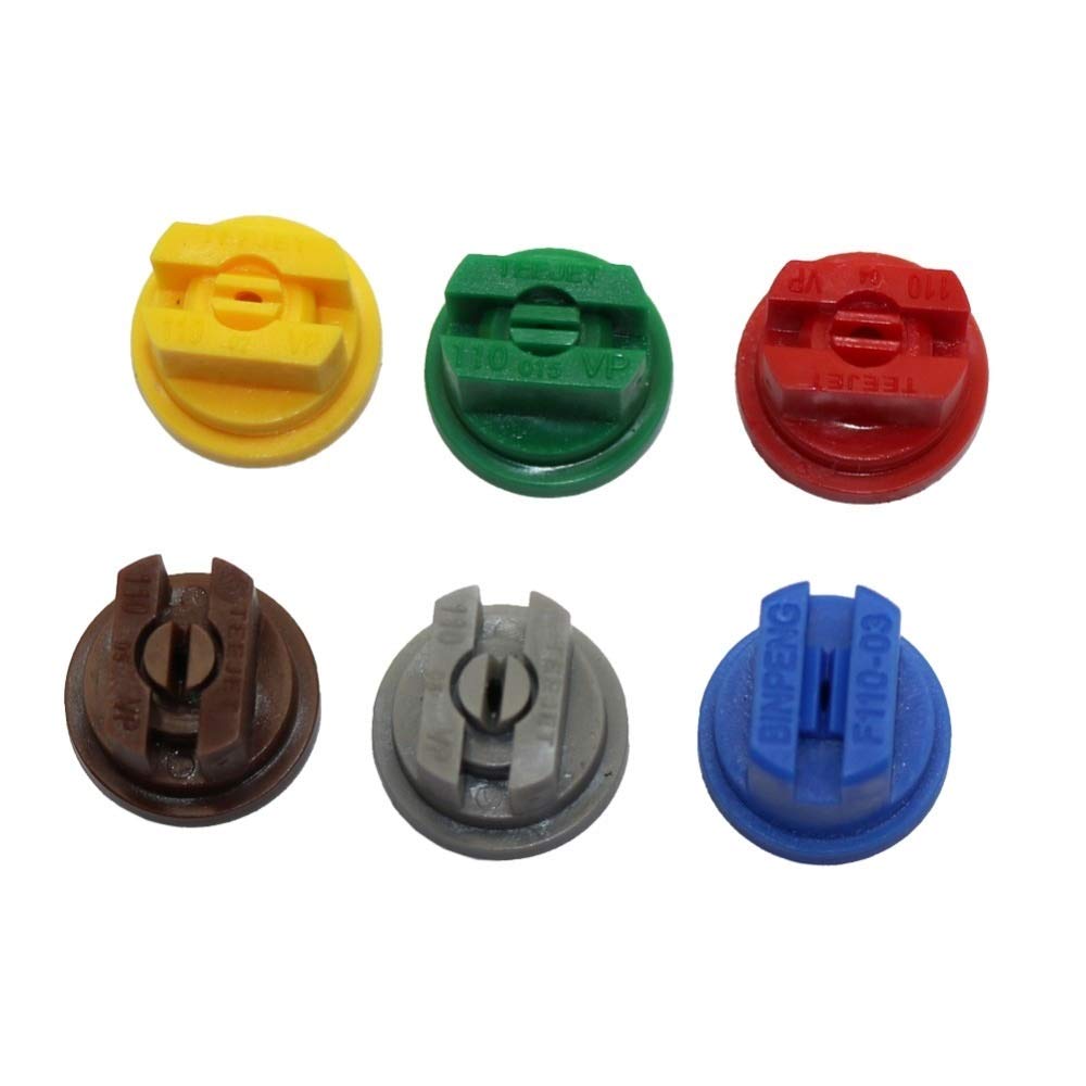 Quick Connect Garden Hose Nozzle - Wide Angle Fan Spray Head for Agricultural Drone & Knapsack Sprayer System (200 Pcs, Brown) - Perfect for Lawn Care, Farm Irrigation & Pest Control