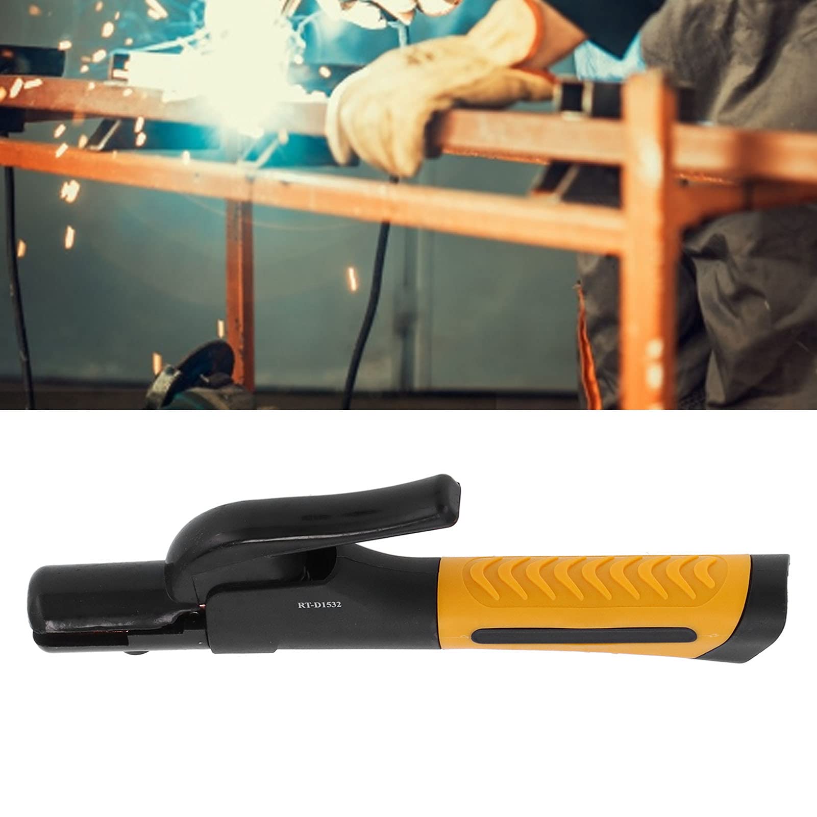 800A Welding Electrode Holder Clamp - Heavy Duty Welding Rod Plier for Welding Machines | Professional Welding Tools for Construction, Metal Fabrication & DIY Projects
