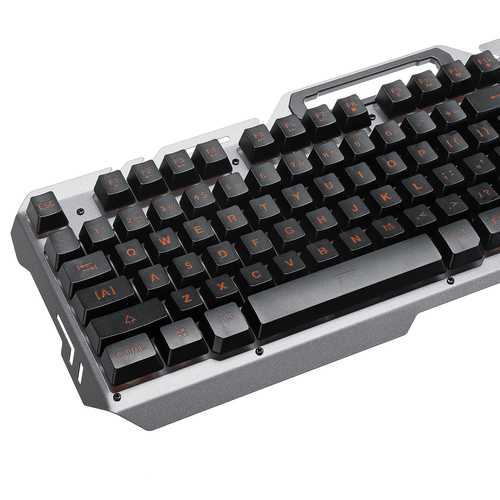 104-Key USB Wired Backlit Mechanical Gaming Keyboard with Ergonomic Design | Compatible with PC, Laptop & Phone | Perfect for Gaming, Office Work & Typing