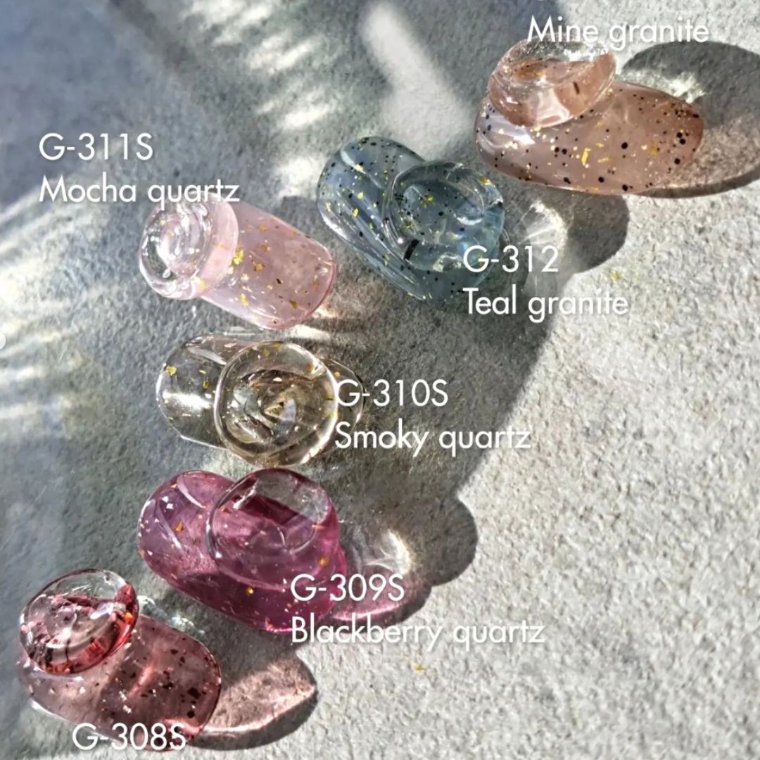 Kokoist G 313 Mine Granite Gel Polish - Long Lasting Nail Polish for Salon & Home Manicure - Perfect for Weddings, Parties & Special Occasions