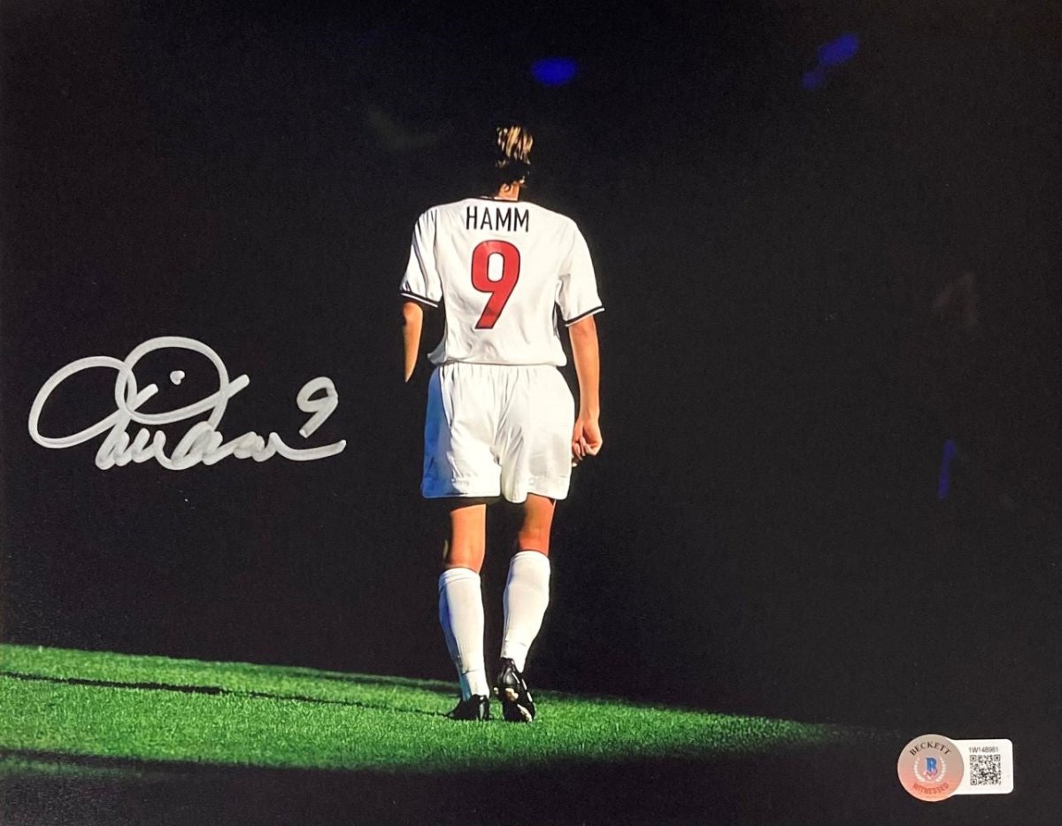 Mia Hamm Autographed 8x10 USA Women's Soccer Photo - BAS ITP Certified - Perfect for Collectors, Fans, and Sports Memorabilia Displays