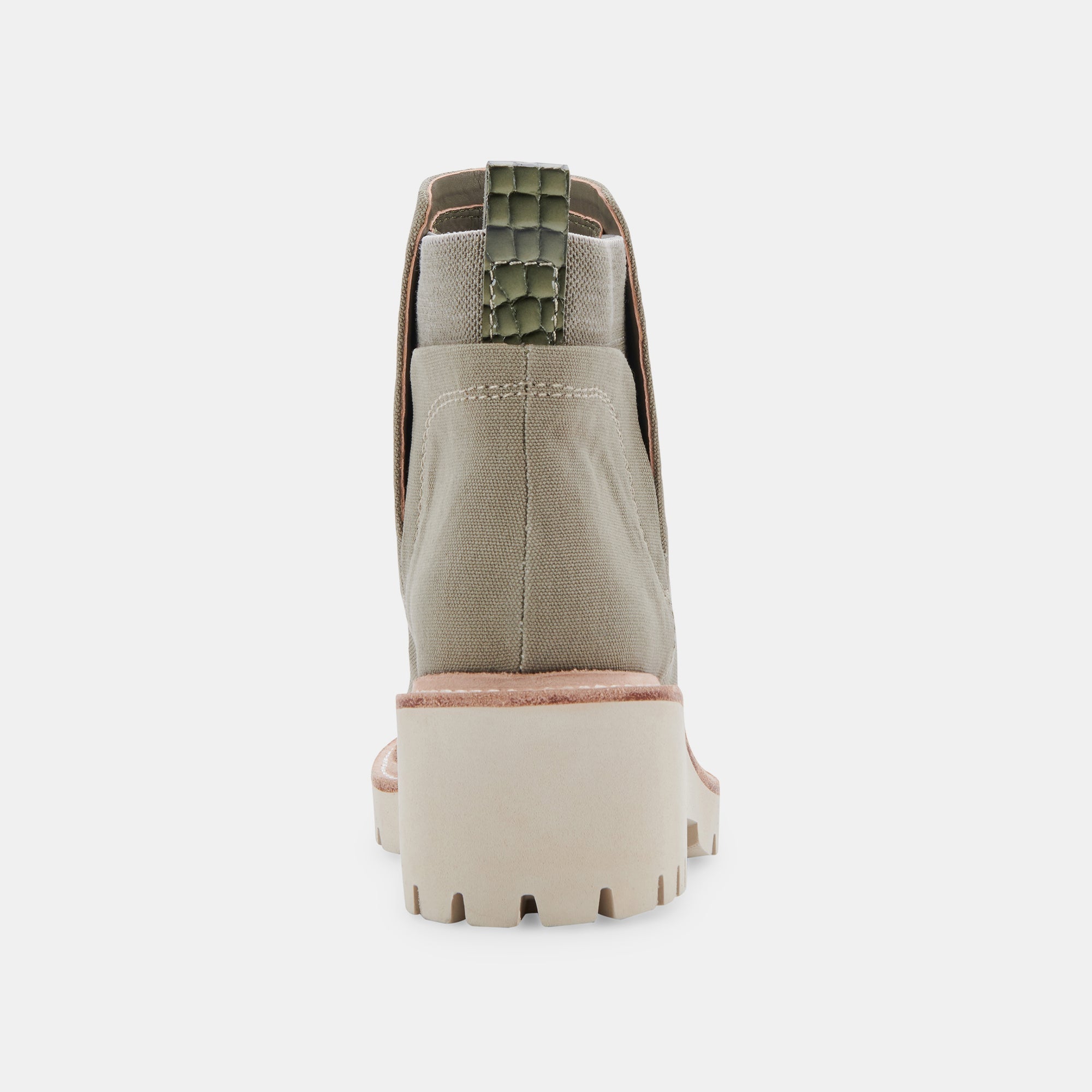 HUEY BOOTIES SAGE CANVAS Shoes - Women's Lightweight Slip-On Booties for Casual Wear | Comfortable & Stylish Footwear for Everyday Outfits & Outdoor Activities