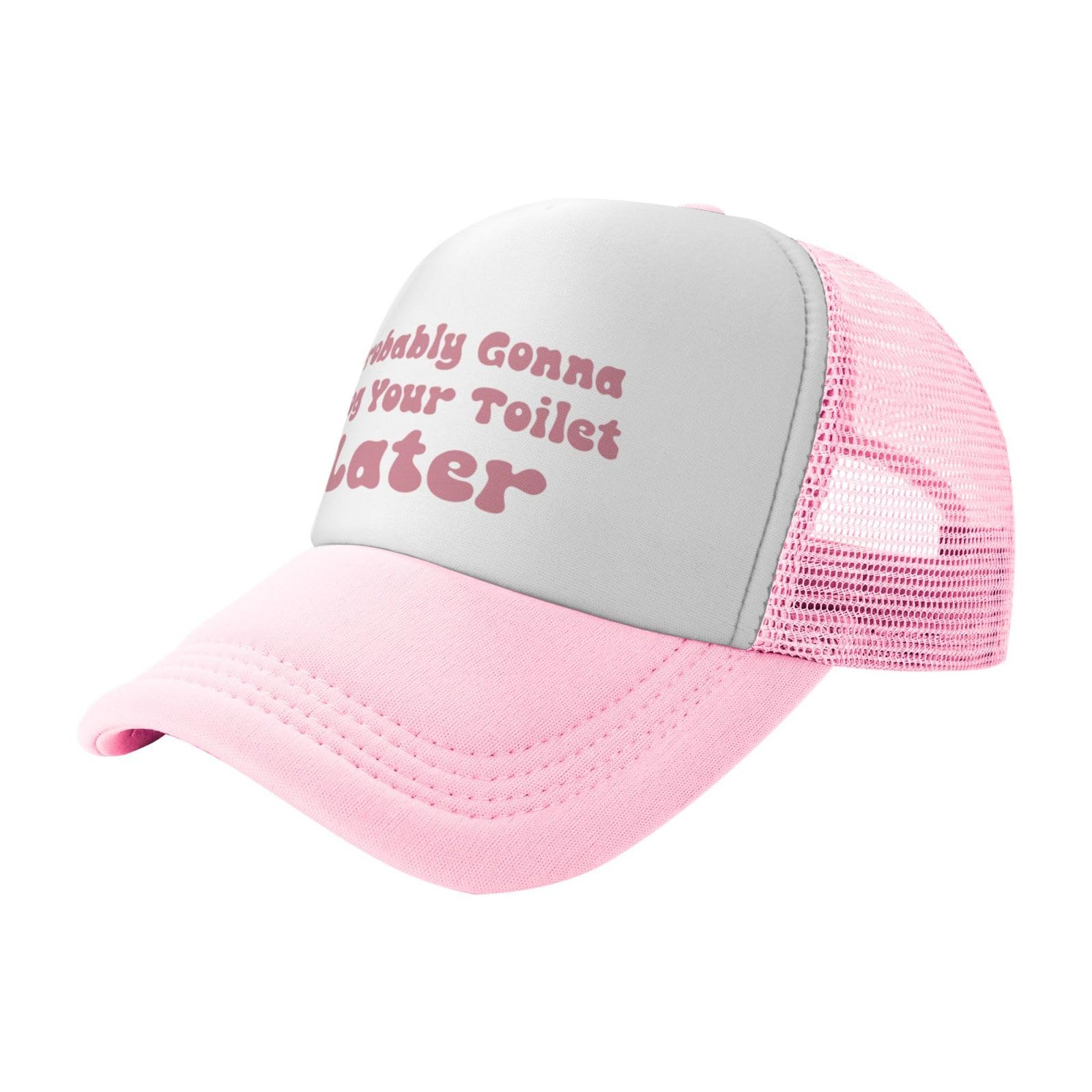 Funny Psyghotic Drinking Trucker Hat - Pink Dirty Trucker Cap for Women & Men | Perfect for Parties, Festivals & Casual Outfits